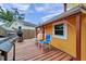 Exterior view with patio featuring seating and grill, providing a comfortable outdoor space for gatherings at 1111 32Nd N St, St Petersburg, FL 33713
