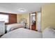 Sun-filled bedroom features hardwood floors, natural light, and is a comfortable and private space at 1111 32Nd N St, St Petersburg, FL 33713