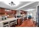 Well-appointed kitchen featuring stainless steel appliances, wood cabinets, and a stylish backsplash at 1111 32Nd N St, St Petersburg, FL 33713