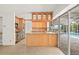 Updated eat-in kitchen with a center island and stainless appliances at 1141 80Th Street S Ct, St Petersburg, FL 33707