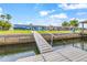 Waterfront home with private dock and boat access on a sunny day at 12700 5Th Isle, Hudson, FL 34667