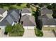 Real estate view showing well-kept roofs and lush lawns within a serene residential neighborhood at 14204 Barrington Stowers Dr, Lithia, FL 33547