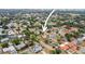 Aerial view of the neighborhood showcasing the property's location at 14330 Oliver St, Largo, FL 33774