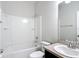 Bathroom with a shower-tub combination, vanity and toilet at 15579 Stone House Dr, Brooksville, FL 34604