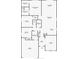 Detailed floor plan showcasing the layout of the home with labeled rooms and dimensions at 15579 Stone House Dr, Brooksville, FL 34604