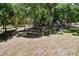 Backyard playground area provides recreational features including playset, climbing dome, and outdoor shed at 16224 Iola Woods Trl, Dade City, FL 33523