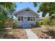 Charming bungalow with light blue exterior, front porch, and mature trees in an established neighborhood at 2710 8Th N Ave, St Petersburg, FL 33713