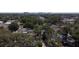 An aerial view of the neighborhood with mature trees and lush landscaping at 342 N 40Th N St, St Petersburg, FL 33713