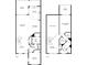 Detailed two-story floor plan showcasing the layout, room dimensions, balconies, and walk-in closets of the condo at 350 Pinellas Bayway S # 7, Tierra Verde, FL 33715