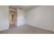 This bedroom has an open door and closet space at 3615 S Church Ave, Tampa, FL 33629