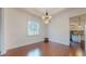 Formal dining room with hardwood floors and natural light at 3615 S Church Ave, Tampa, FL 33629