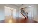 Entryway with hardwood floors and staircase at 3615 S Church Ave, Tampa, FL 33629