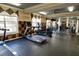 Well-equipped fitness center featuring treadmills, elliptical machines, and weightlifting equipment at 4221 W Spruce St # 2422, Tampa, FL 33607