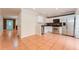 Modern kitchen with stainless steel appliances and plenty of cabinet space at 5607 Tanagergrove Way, Lithia, FL 33547