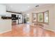 Bright, airy kitchen features stainless steel appliances, tile floors, and a cozy breakfast nook at 5607 Tanagergrove Way, Lithia, FL 33547