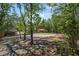 Secluded single-story home surrounded by mature trees, offering privacy and a natural landscape at 7095 South St, Webster, FL 33597