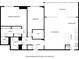 Detailed floor plan showcasing the layout of the home with primary bedroom, kitchen and sunroom at 7200 Sunshine Skyway S Ln # 4B, St Petersburg, FL 33711