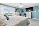 Comfortable main bedroom with beautiful views and bright, airy feel at 7200 Sunshine Skyway S Ln # 4B, St Petersburg, FL 33711