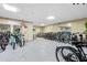 A bike storage room filled with bicycles ready for resident's use and community rides at 7200 Sunshine Skyway S Ln # 4B, St Petersburg, FL 33711