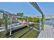 Enjoy waterfront living with a private dock, boat lift, and easy access to open water at 945 Bunker View Dr, Apollo Beach, FL 33572