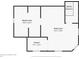 Floor plan featuring a bedroom, bathroom, and closet for a functional living layout at 945 Bunker View Dr, Apollo Beach, FL 33572