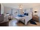 Cozy bedroom with stylish furnishings, ample natural light, and an inviting atmosphere at 9511 45Th N St # 9511, Pinellas Park, FL 33782
