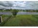 A beautiful view of the pond from the home at 11839 Cross Vine Dr, Riverview, FL 33579