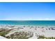 Expansive beach view featuring white sand, crystal clear water, and people swimming and sun bathing at 19600 Gulf Blvd # 102, Indian Shores, FL 33785