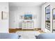 Bright bedroom with light furniture, city views and modern decor at 199 Dali Blvd # 902, St Petersburg, FL 33701