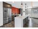 Stylish community kitchen with stainless steel appliances, sleek countertops, and modern lighting, ideal for resident gatherings at 199 Dali Blvd # 902, St Petersburg, FL 33701