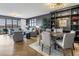 Open floor plan with hardwood floors and a wall of windows at 199 Dali Blvd # 902, St Petersburg, FL 33701