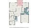 Detailed floor plan showcasing the layout of the home at 3023 Bent Creek Dr, Valrico, FL 33596