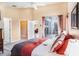 Inviting main bedroom featuring a neutral color palette, ceiling fan, and carpet at 3023 Bent Creek Dr, Valrico, FL 33596