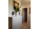 Hallway with decor, leading to an open door and closet at 3132 Royal Tuscan Ln, Valrico, FL 33594