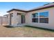 Backyard featuring a covered patio at 35029 Brackett Bnd, Zephyrhills, FL 33541