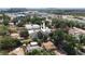 Aerial shot of the home's location within its neighborhood, which is near schools and shopping at 4106 N Thatcher, Tampa, FL 33614