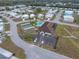 Aerial view of community clubhouse and pool at 4801 Blanco Dr, Zephyrhills, FL 33541