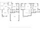 Detailed floor plan showcasing the layout of the home's two floors including room dimensions at 4802 W Dryad St, Tampa, FL 33629