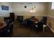 Well-lit game room with poker table and seating, ideal for social gatherings and entertainment at 4900 Brittany S Dr # 808, St Petersburg, FL 33715
