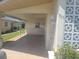 The attached carport has an adjacent storage room at 5105 Bonito Dr, New Port Richey, FL 34652