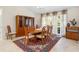 Cozy dining room with traditional furniture set and natural lighting at 6407 E 112Th Ave, Temple Terrace, FL 33617