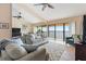 Bright living room boasting water views, comfortable seating, and modern decor at 7540 Sunshine Skyway S Ln # 219, St Petersburg, FL 33711