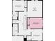 Second-floor layout with beds 2-4, and 2 bathrooms at 843 Steel Dr, Apollo Beach, FL 33572