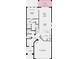 Floor plan featuring a kitchen, garage, dining room, and great room at 843 Steel Dr, Apollo Beach, FL 33572