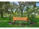 Historic Round Lake Park sign surrounded by greenery, inviting visitors to enjoy the serene City of St. Petersburg at 847 Highland N St, St Petersburg, FL 33701