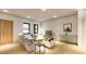 Comfortable living room featuring contemporary furnishings, neutral tones, and ample natural light at 110 W Hiawatha St, Tampa, FL 33604