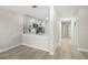 Updated kitchen with gray cabinets, white countertops, and stainless steel appliances at 13250 Ridge Rd # 4B3, Largo, FL 33778