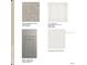 Selection of materials with carpet, tile, and cabinet samples at 13279 Tropical Breeze Way, Hudson, FL 34669