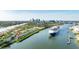 Beautiful Tampa townhomes along the water with stunning skyline and cruise ship views at 1476 Harbour Walk Rd, Tampa, FL 33602