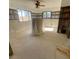 Open living space with visible framing, ceiling fan, and natural light at 2015 Dolphin S Blvd, St Petersburg, FL 33707